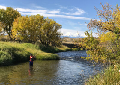 fishing in the creek background photo