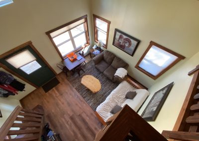Wyoming High Country Lodge Bighorn Mountains recreation resort 2-story staff cabin