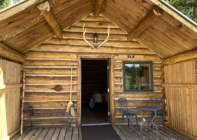Wyoming High Country Lodge Bighorn Mountains recreation resort elk guest cabin