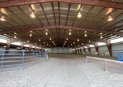 Triangle S Ranch arena interior