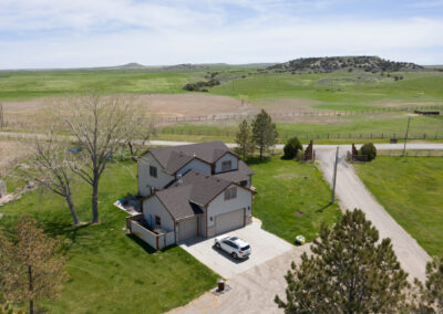 Cottonwood Equine and Equestrian Events Center main house aerial