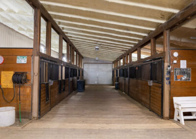 Cottonwood Equine and Equestrian Events Center cottonwood equine center main stall area