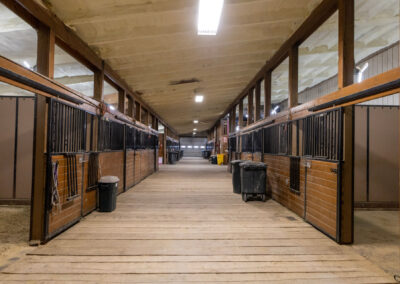 Cottonwood Equine and Equestrian Events Center cottonwood equine center main stall area