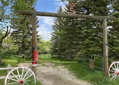 Triangle S Equestrian Ranch entrance