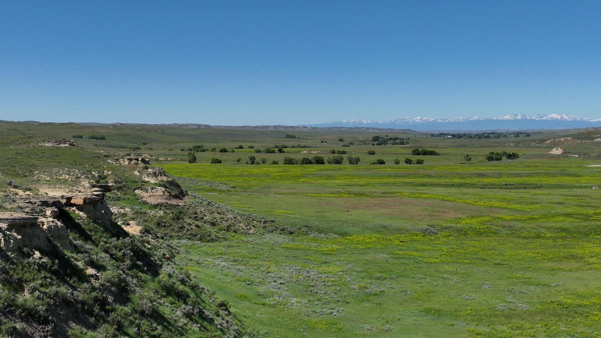 Lower Clear Creek Ranch overview to west