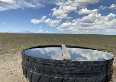 Divide Ranch water tank full
