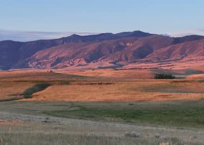 Mountain view ranch land for sale sunrise colors