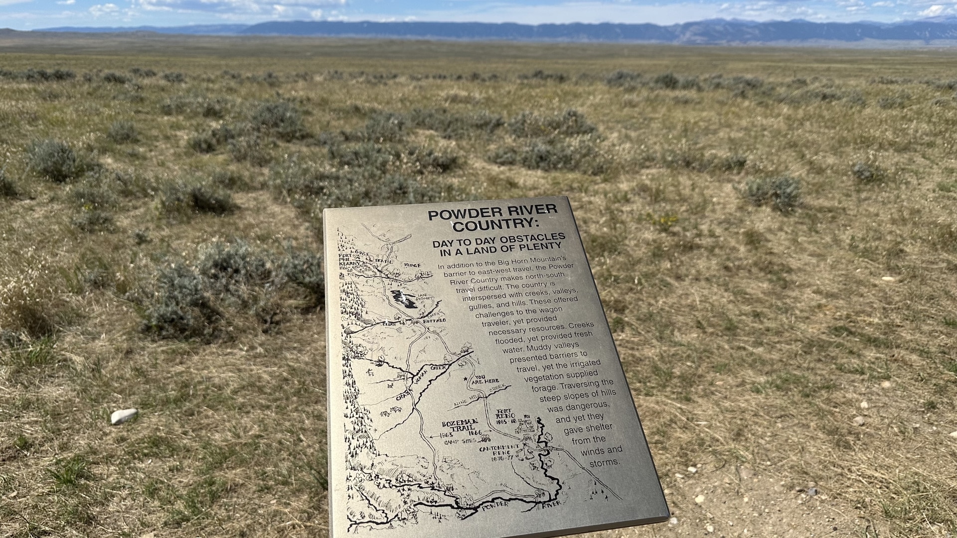 9 Mile Road Land powder river country monument