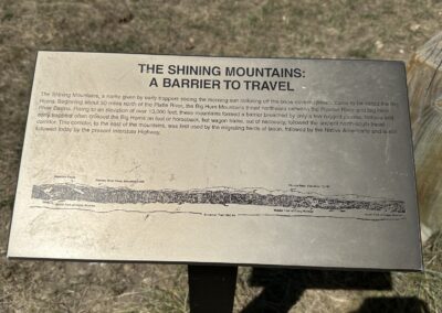 9 Mile Road Land shining mountains monument