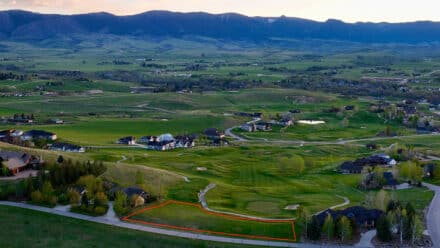 9 hillocks lane powder horn subdivision lot 9 overhead view showing border