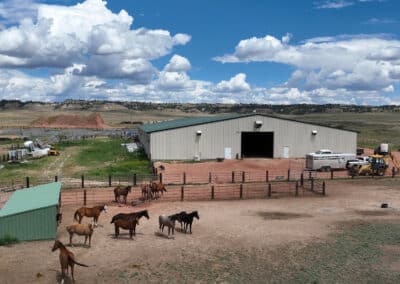 holmes ranch indoor arena and horse pens