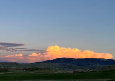 Clearwater West Big Horn, WY Equine Facility amazing sunset views