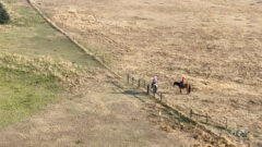 rocknhat horse ranchette gate to adjacent 7,200 acres of wyoming state land