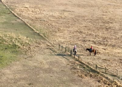 rocknhat horse ranchette gate to adjacent 7,200 acres of wyoming state land