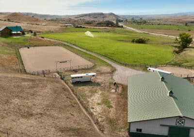 rocknhat barn round pen arena and home