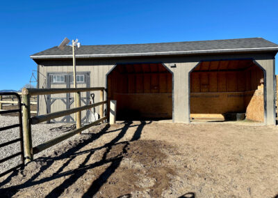 Weatherby's Saddlecrest Drive Lot 11 Sheridan Wyoming horse shelter