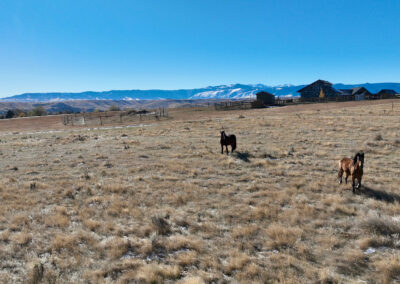 Weatherby's Saddlecrest Drive Lot 11 Sheridan Wyoming horses round pen shelter