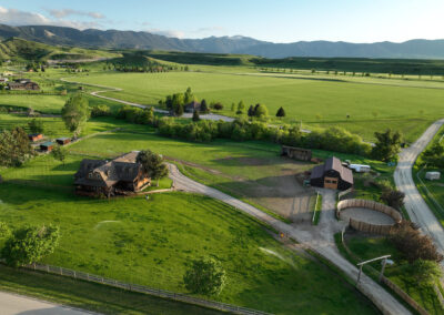 creekside at birdfarm evening overview