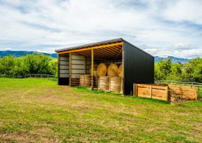 Creekside at Bird Farm new hay storage