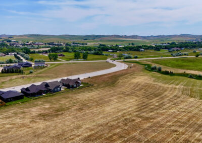 morrison ranch road with future housing lots