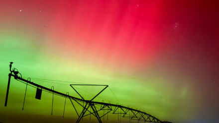 northern lights over cato ranch